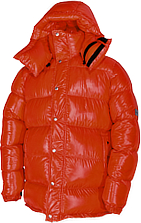 down parka - Big Parka - L - 700 g - 3-orange shiny/3-orange shiny 