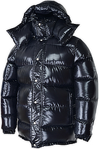 Daunenparka - Big Parka - L - 1600 g - 40-black shiny/40-black shiny 