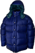 down jacket - Vinland Hoody - L - 13-rossola shiny/41-quitte shiny - Outdoor-Hood 