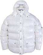 Daunenparka - Vinland Parka - XXL - Outdoor Hood - 16-white shiny/16-white shiny